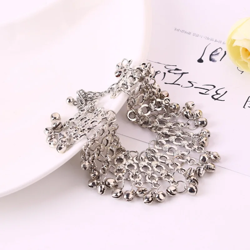 Bohemian Silver Bells Indian Women's Anklet Foot Bracelet Barefoot Sandals Chain Strap Beach Accessories Jewelry For Women - Image 4