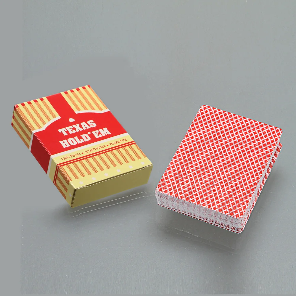 Высокое качество красная задняя сторона тусклый полированный ПВХ пластик покер золотой край игральные карты дракон карты Новинка высокое качество подарок