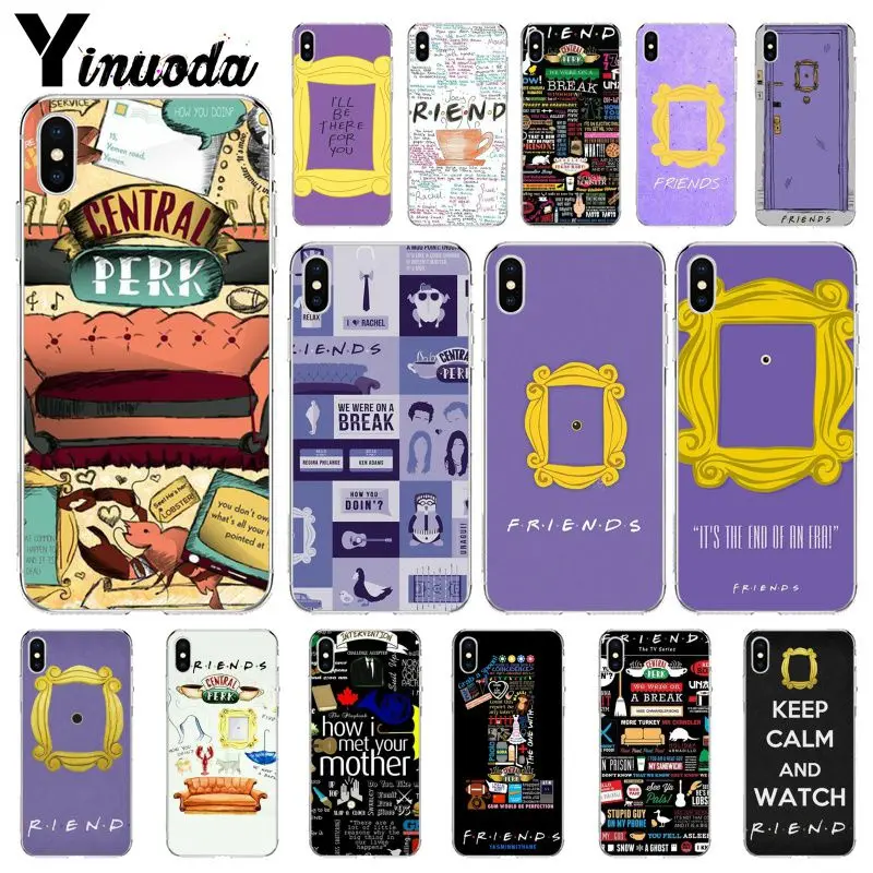 

Yinuoda Monica's Peephole Door Frame Friends TV Show Sitcom Phone Case Cover for Apple iPhone 8 7 6 6S Plus X XS MAX 5 5S SE XR
