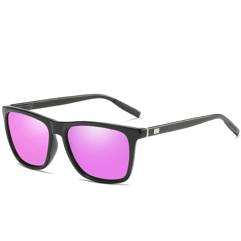Iboode Новые поляризованные солнцезащитные очки для мужчин ночного видения вождения Алюминий Магний Солнцезащитные очки Брендовые квадратные унисекс дорожные очки UV400 - Цвет линз: T8