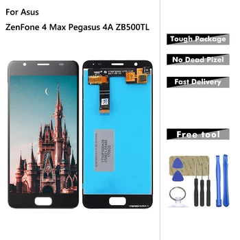 

LCD For Asus ZenFone 4 Max Pegasus 4A ZB500TL LCD Display Touch Screen Digitizer Replacement Panel Glass Assembly with Frame