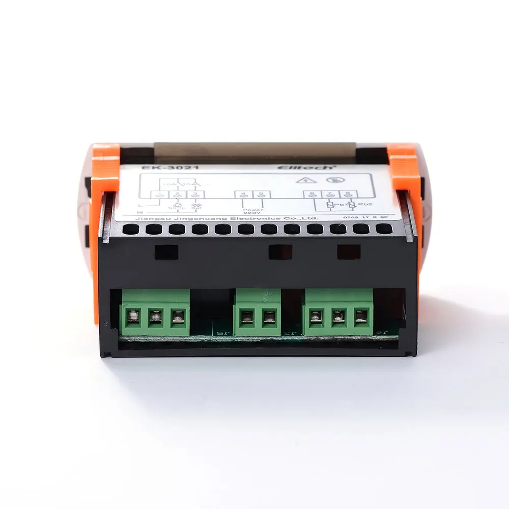 Goedkoop Elitech EK3021 Digitale Touch Knop Temperatuurregelaar Thermostaat Koeling en Ontdooien Twee Sensoren Probes Grijs Kleur