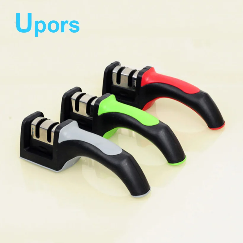 Stainless Steel Knives 2 Stages Diamond Ceramic Kitchen Knife Sharpeners Sharpening Stone Household Sharpener Kitchen Tools