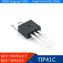 10 шт. TIP41C TIP41 TO-220 биполярные транзисторы-BJT 6A 100V 65W NPN новые оригинальные