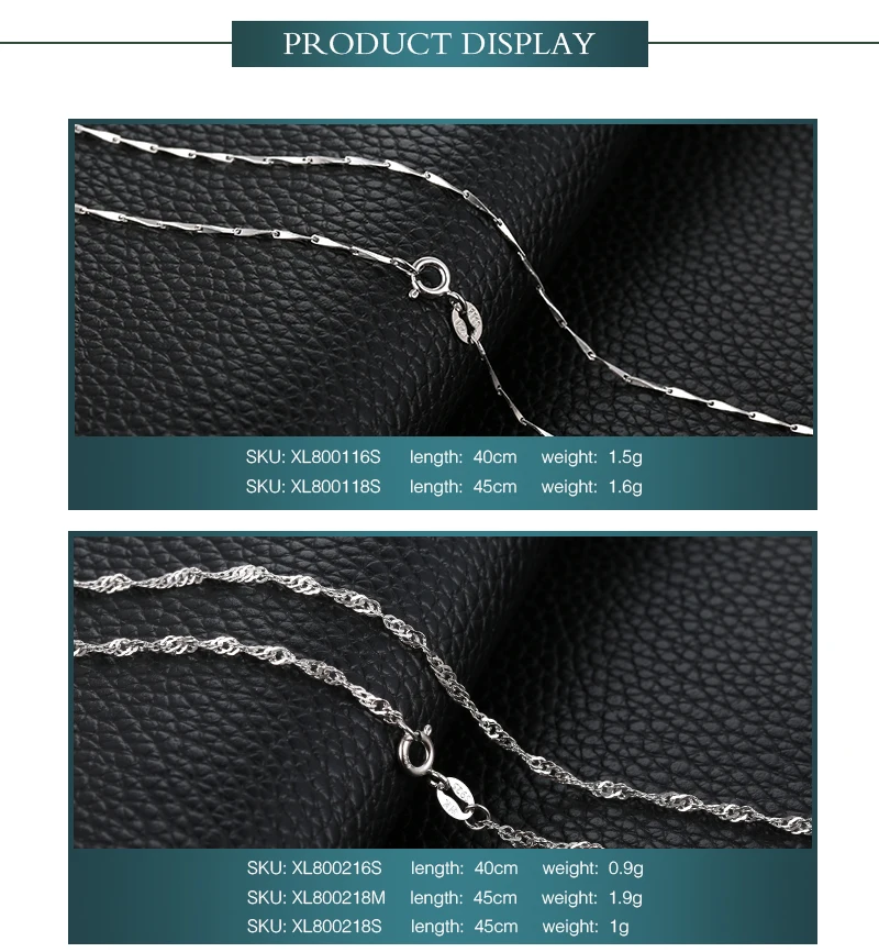 JewelryPalace 100% натуральная 925 пробы серебро цепочки и ожерелья Классический основные серебряные цепи застежка Омар Регулируемый модные