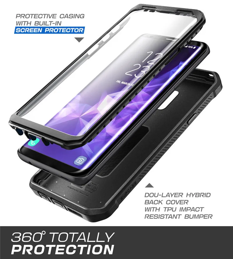 Для samsung Galaxy S9 чехол( выпуск) SUP чехол UB Pro цельная прочная кобура крышка со встроенной защитной пленкой