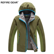 ReFire gear осень зима мягкая оболочка теплая куртка ветровка водонепроницаемый ветрозащитный Теплый кемпинг походная куртка пальто