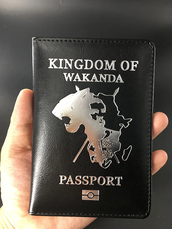 Marvel Wakanda Обложка для паспорта черная пантера Ограниченная серия Обложка для паспорта Wakanda Forever Обложка для паспорта Marvel