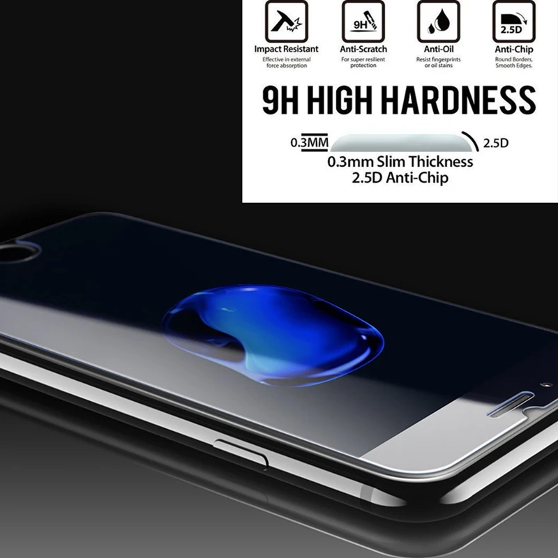 Защита для экрана из закаленного стекла iPhone X XS Max XR 11 12 Pro 6 6s 7 8 плюс 5 5s SE 4 4s 5C
