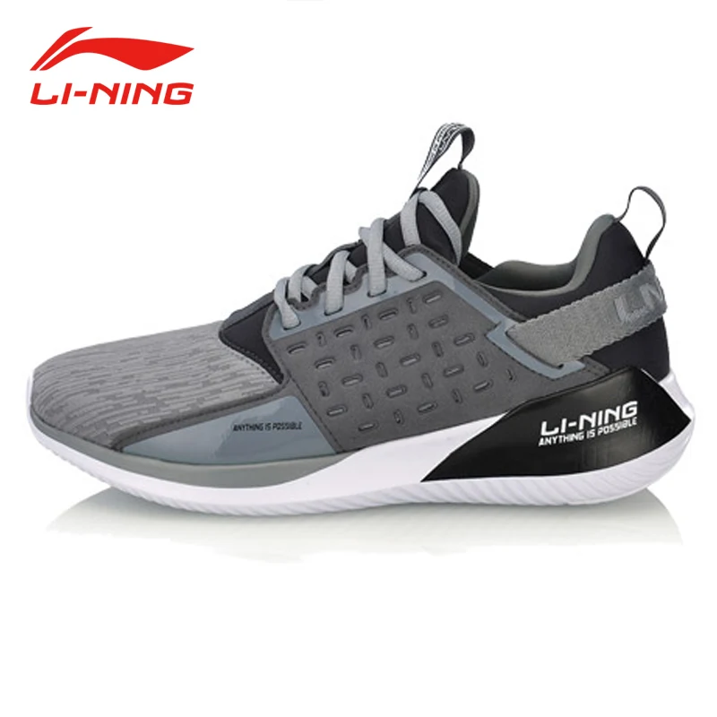 Li-Ning, мужские кроссовки для бега с цветными зонами, светильник, спортивная обувь с дышащей подкладкой, кроссовки для фитнеса ARHN079 SOND18 - Цвет: ARHN079-2H