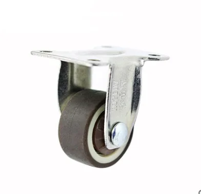 

4PCS/LOT Wheel D:25mm M6 (1inch) Mute Directional Casters Table Wheel (Loading 20kg)