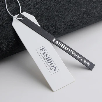 

customized paper hang tag/clothing swing tag labels/garment bag printed tags brand care labels logo GQ08017