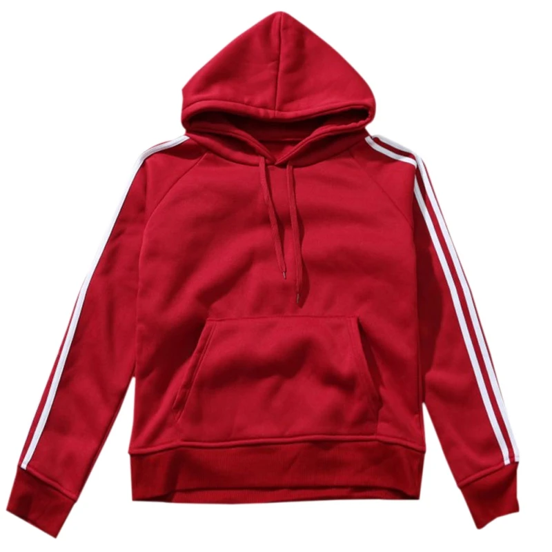 

Cotton Hoodies Women Warm Sweatshirts Female Casual Striped Long Sleeve Warm Winter Women Tops