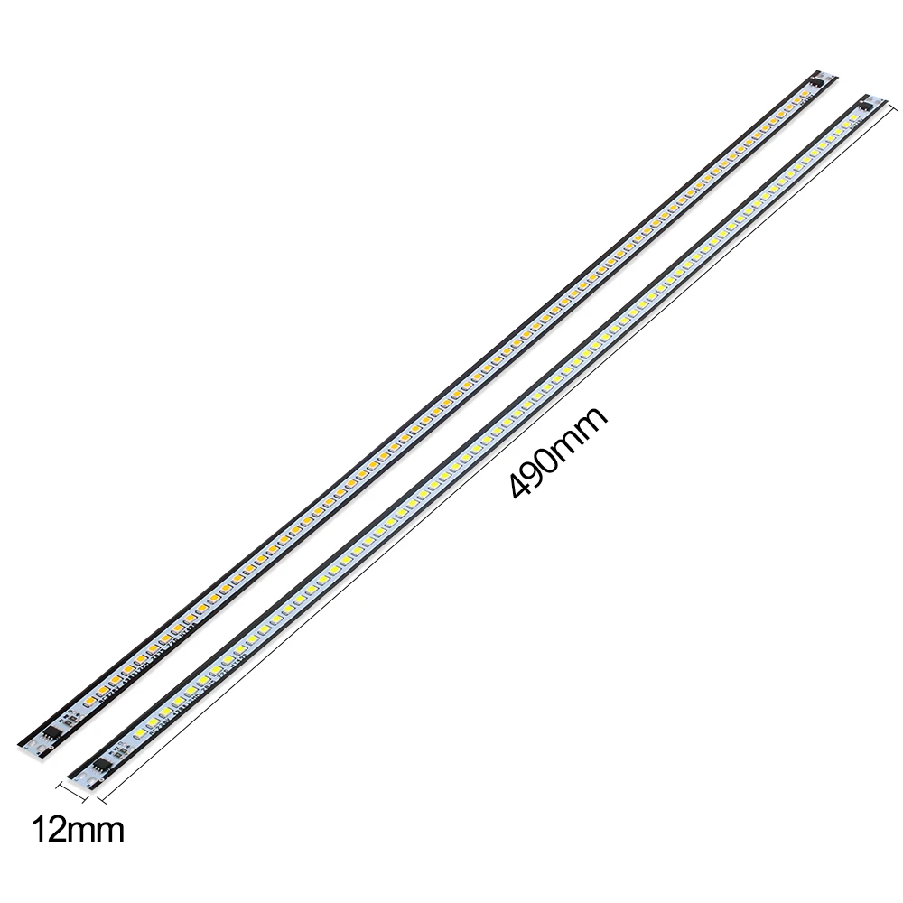 SMD2835 عالية السطوع الصمام شريط ضوء AC220V 49 سنتيمتر LED الصلب قطاع أضواء ل خزائن المطبخ المنزل الإضاءة 20 قطعة/الوحدة