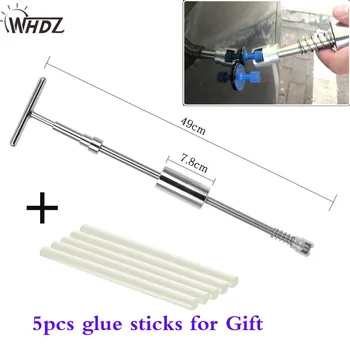 

WHDZ PDR tool 2in1 Slider Hammer Paintless dent repair Tools PDR Puller Grip car Puller Kit herramientas+5PC glue sticks Gift
