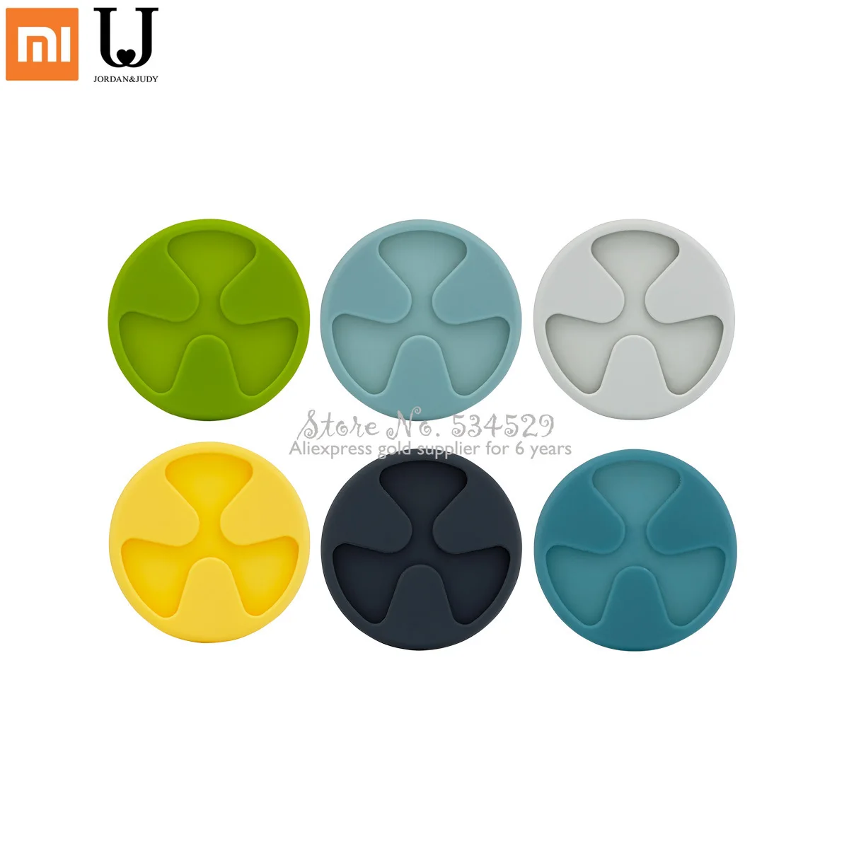 

XiaomiCreative Red Glass Goblet Silicone Base Insulation and Anti-scalding Thermal Anti-skid Colorful Coaster Round