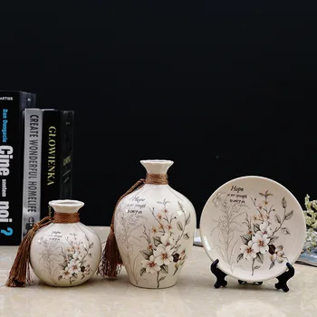 

Vintage Style Desktop Ceramic Vase Animal Vase Fine Smooth Surface for Home Decoration Furnishing Articles Flower Ornaments