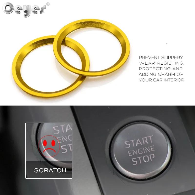 Start Engine Button Ring for AUDI (17)