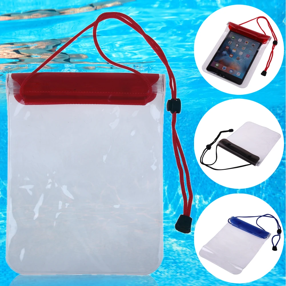 ALLOET Three Layers Sealing Waterproof case Waterproof bag Mobile Phone Large Size Tablet Bag ...