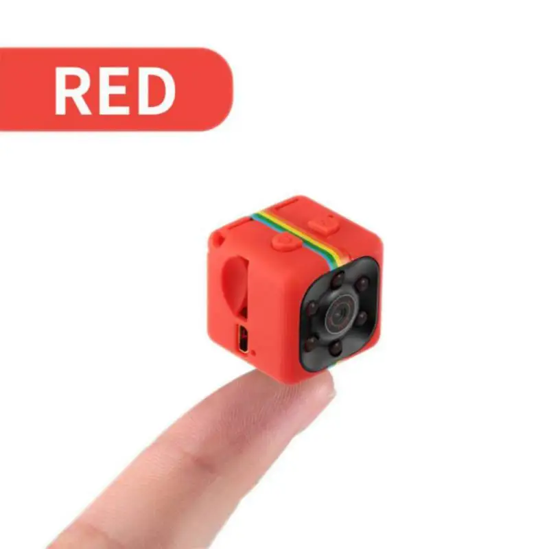 SQ11 480*640 DV Mini Camcorders Sport Camera Car DVR Night Vision Video Voice Recorder Micro Action Cam Mini Camera with Box - Цвет: SQ11 Red