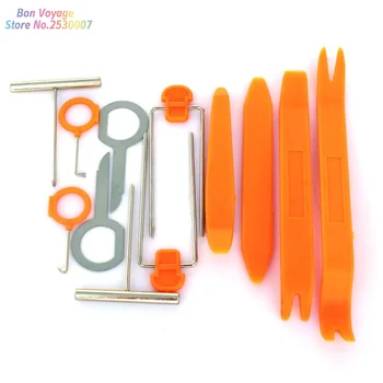 

12pcs Car Door Clip Panel Radio Removal Tool For Hyundai ix35 iX45 iX25 i30 Sonata,Verna,Solaris,Elantra,Mistra,Tucson