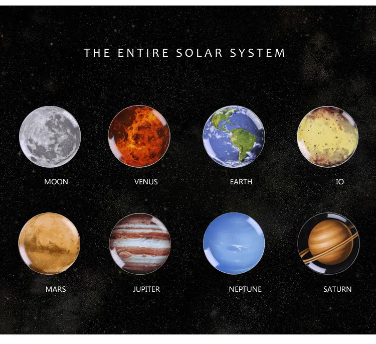 Декоративные подвесные настенные тарелки с планетами, керамические панели для дома, гостиной, украшения, аксессуары для стола, фарфоровые обеденные блюда