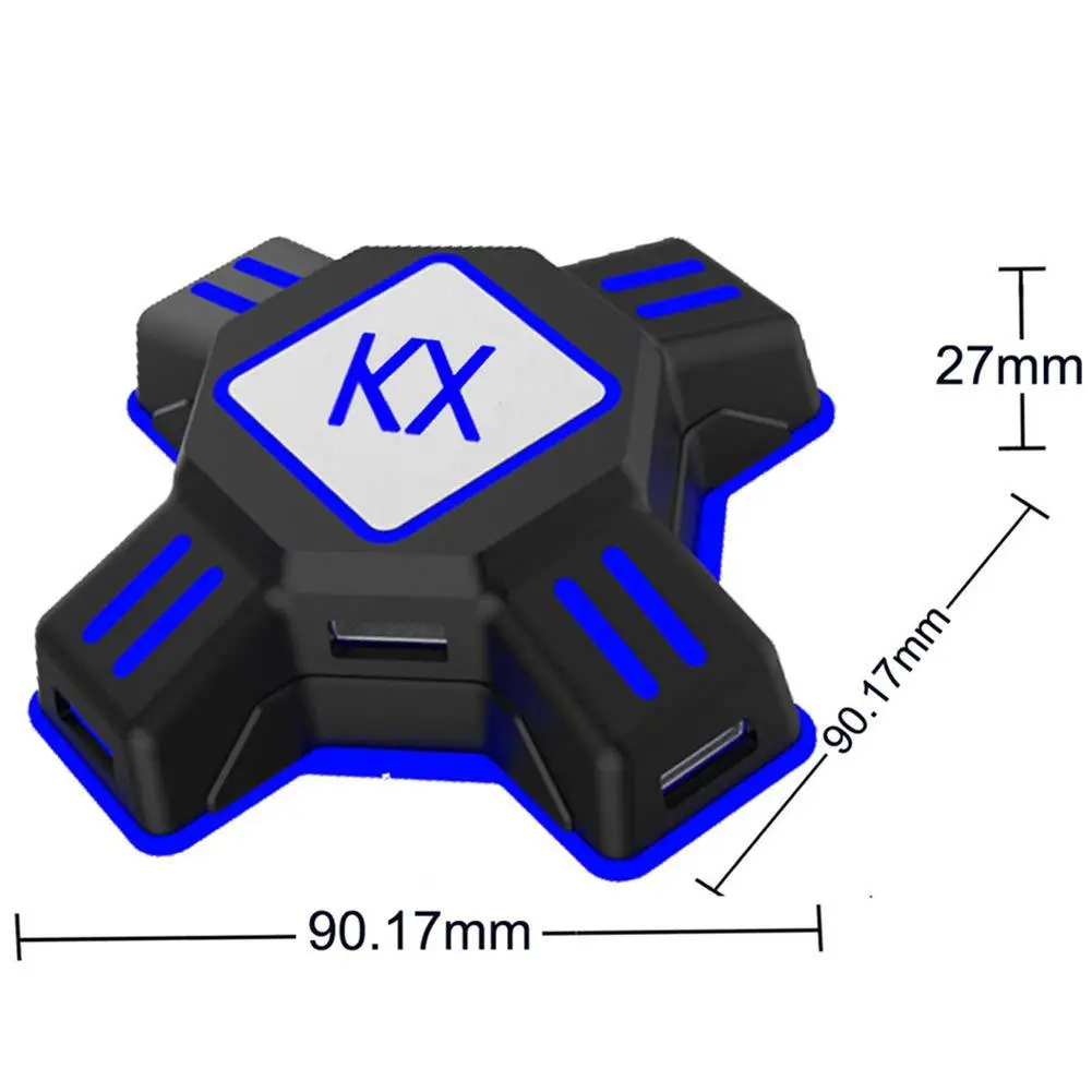  Yiwa KX USB Game Controller Converter Keyboard Mouse Adapter for Switch/Xbox/PS4/PS3 Game Accessori