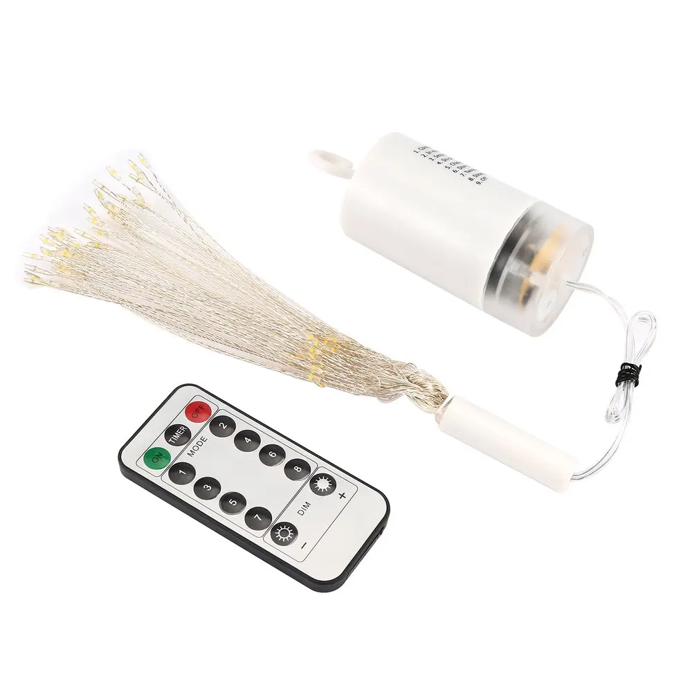 150 Led Dimmable Звездные стринги Водонепроницаемая Фея Рождественская батарея питания - Испускаемый цвет: Белый
