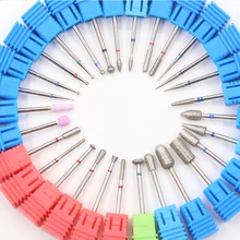 Diamante broca do prego máquina de manicure elétrica broca do prego cortadores de diamante para a máquina de manicure fresa para manicure(China)