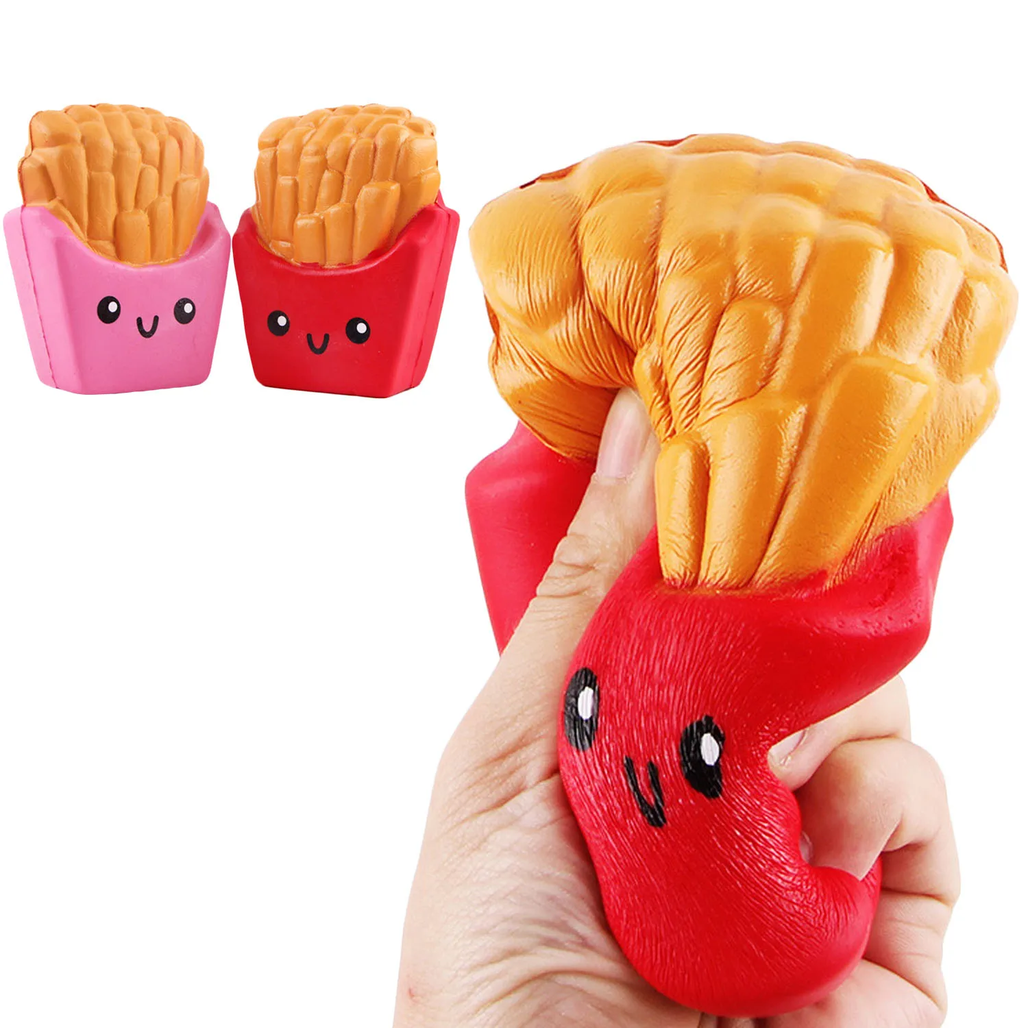 

Jumbo Cute Kawaii Soft big Squishy Squishies Simulation Chips Toy Slow Rising for Children Adults Relieves Stress Anxiet