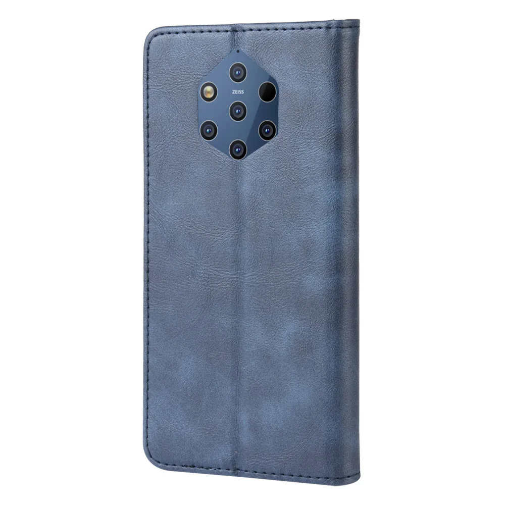 Чехол бумажник для Nokia 9 PureView кожаный винтажный защитный чехол телефона Nokia9 с