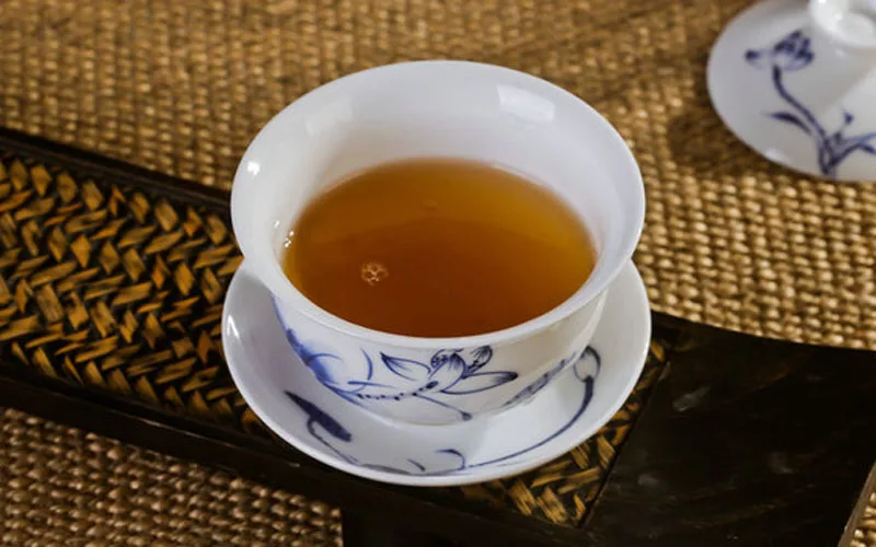 Синий и белый фарфор Чай чашки/Gaiwan с традиционной китайской расписанную лотос живопись cn-01-10