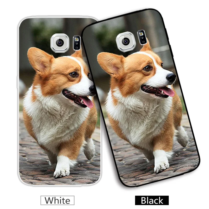 Чехол для Samsung S6 из силикона и ТПУ Galaxy G9200 G920f G920i G920A чехол телефона с милой собакой