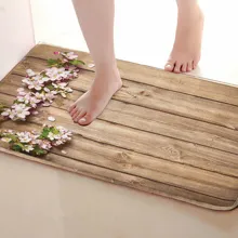 Peach Blossom Стиль Коврик для ванной комнаты, смешной Противоскользящий коврик для ванной, занавески для душа s аксессуары, соответствующие вашей душевой занавеске