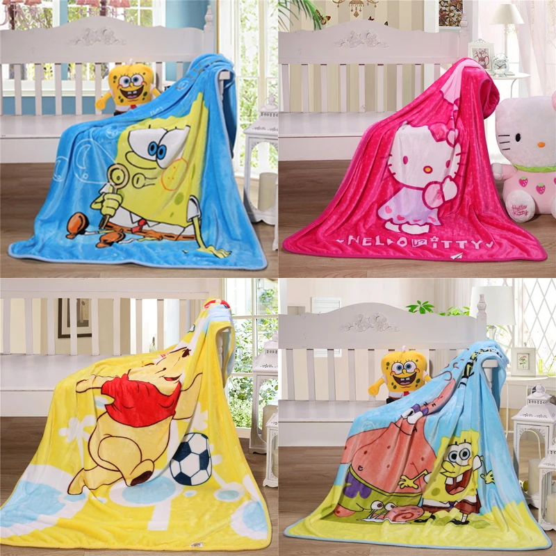 US $142.10 New Blanket Bebe Baby Nursing Blanket Flannel Throw Blanket Coral Fleece Portable Blankie Swaddling Wrap For Strolling 100x140cm