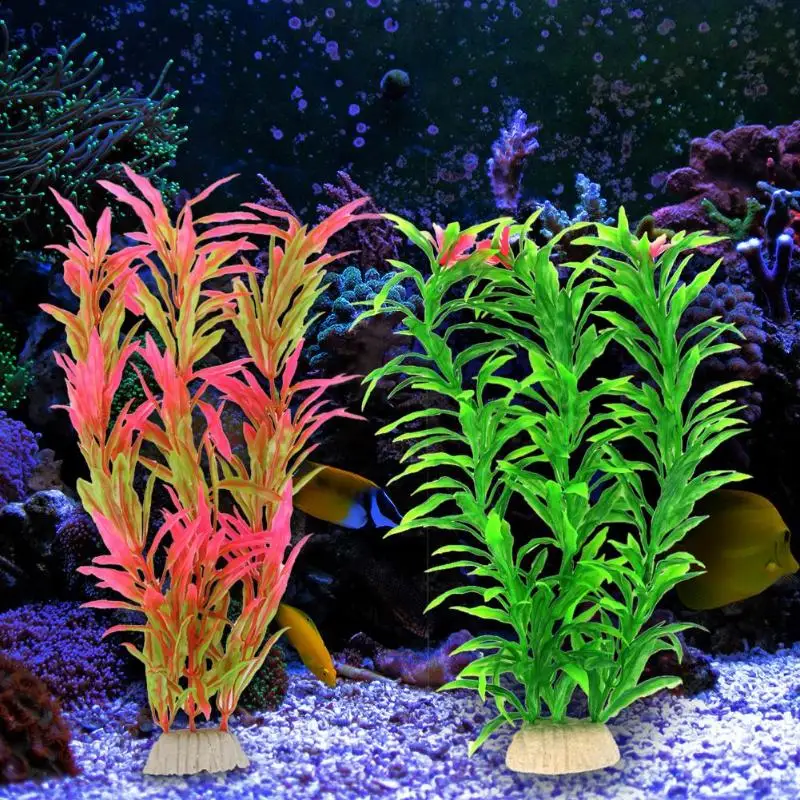 

New Artificial Plastic Water Plant Grass for Fish Tank Aquarium Decor Simulation Artificial plants Aquarium Decor Water Weeds