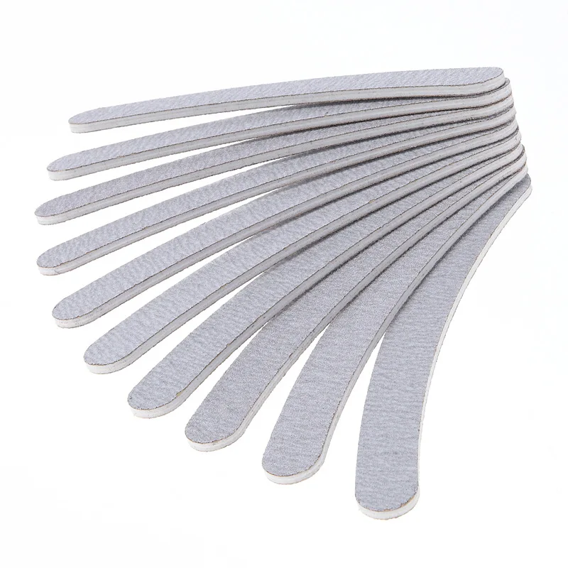 100PCS Professional Zebra Nail File Nail Art Sanding Files Buffing
