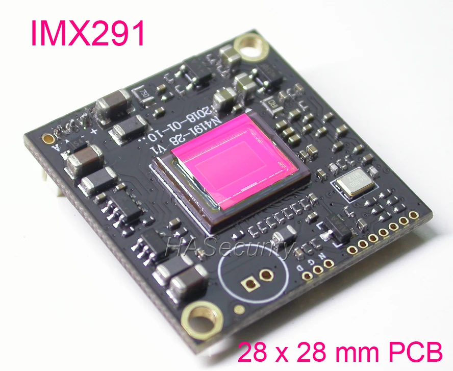 Флейта 28x28 мм (1080P) / CVBS (D1) 1/2.9 &quotSony Exmor STARVIS IMX291 sensor NVP2441 CCTV camera module PCB board (UTC