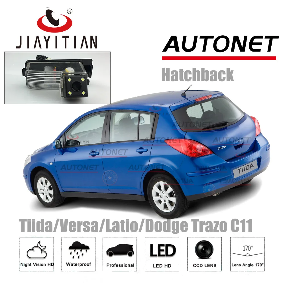 Камера заднего вида JIAYITIAN для Nissan Tiida/Versa/латио C11 хэтчбек 2004 ~ 2012/CCD/ночное