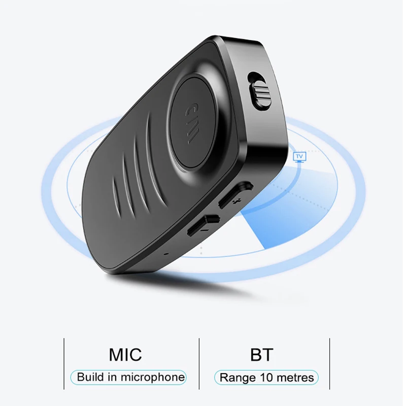 Rovtop 3,5 мм разъем AUX Bluetooth 5,0 стерео аудио музыкальный приемник беспроводной адаптер автомобильный Bluetooth комплект для ТВ ПК наушники Z2