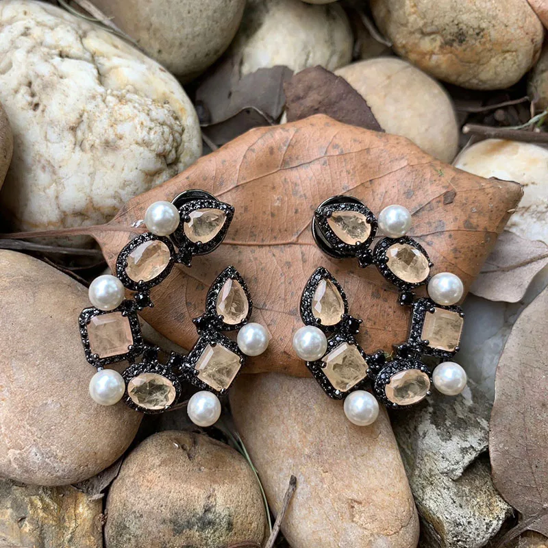 pearl cuff earrings (2)