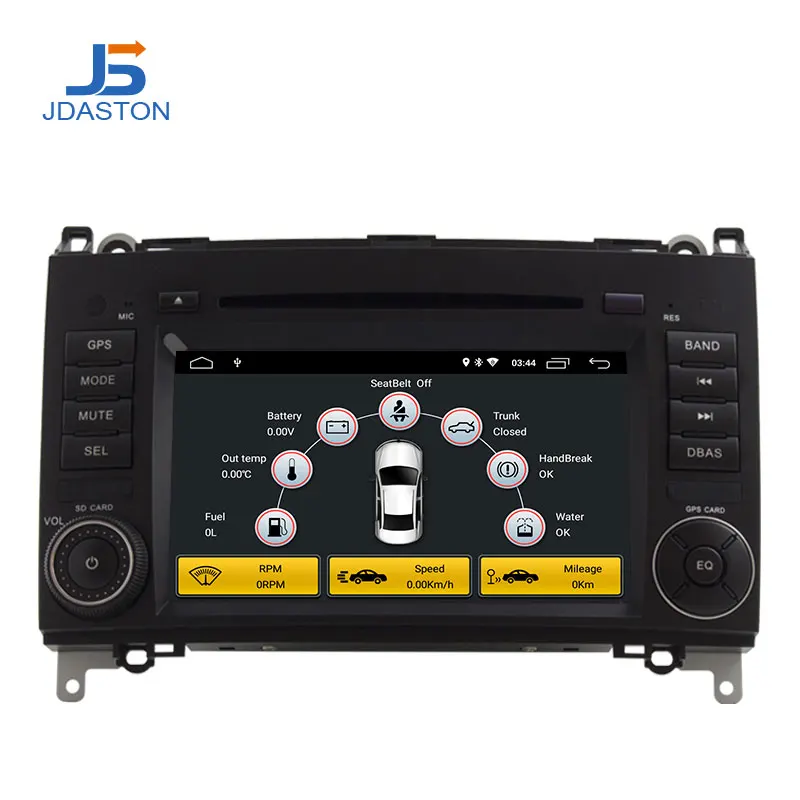 JDASTON Android 10 0 Автомобильный мультимедийный плеер для Mercedes Benz Sprinter B200 B class W245 B170 Viano
