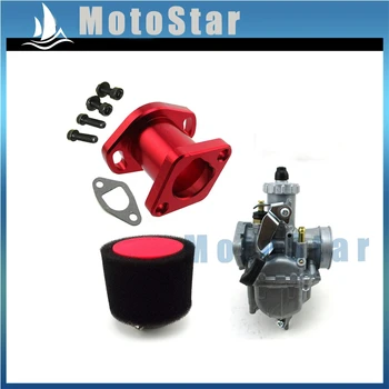 

Red Racing Performance Mikuni VM22 3847 Carburetor Carb Mainfold Air Filter Bolts For Predator 212cc GX200 196cc Mini Bike Kart