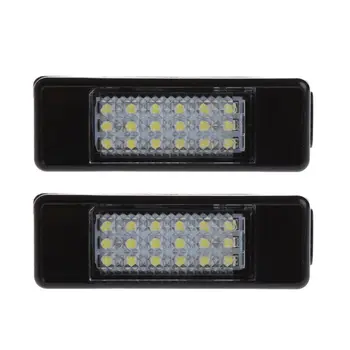

2pcs 18 LED License Plate Light Lamp For Peugeot 207 307 308 Citroen Berlingo 2004-2009 C3 C4 C5 C6 5D