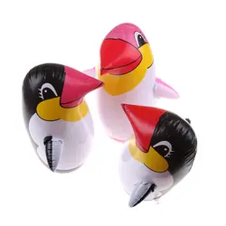 Надувные Пингвин стакан игрушка-неваляшка стакан пингвин игрушка сжал вызова со звуком ПВХ Надувные игрушки 36 см
