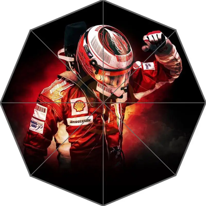 

Hot Sale Custom Kimi Raikkonen Art Adult Universal Design Fashion Foldable Umbrella Good Gift Idea!Free Shipping U30-91