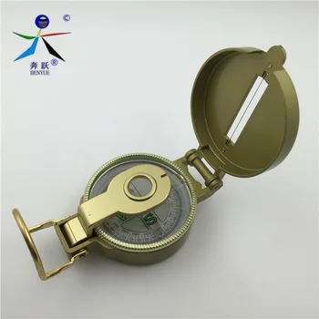 

New Brand Promotion Portable Folding Lens Compass American Military Multifunction