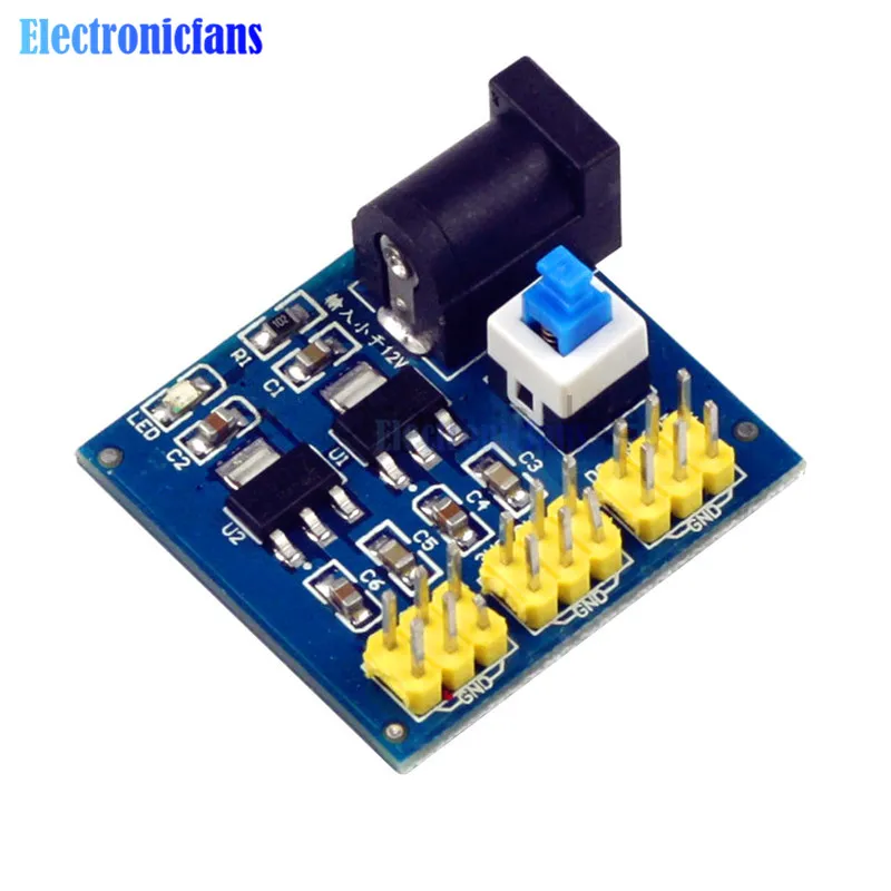 

DC-DC 12V To 3.3V 5V Buck Step down Power Supply Module For Arduino