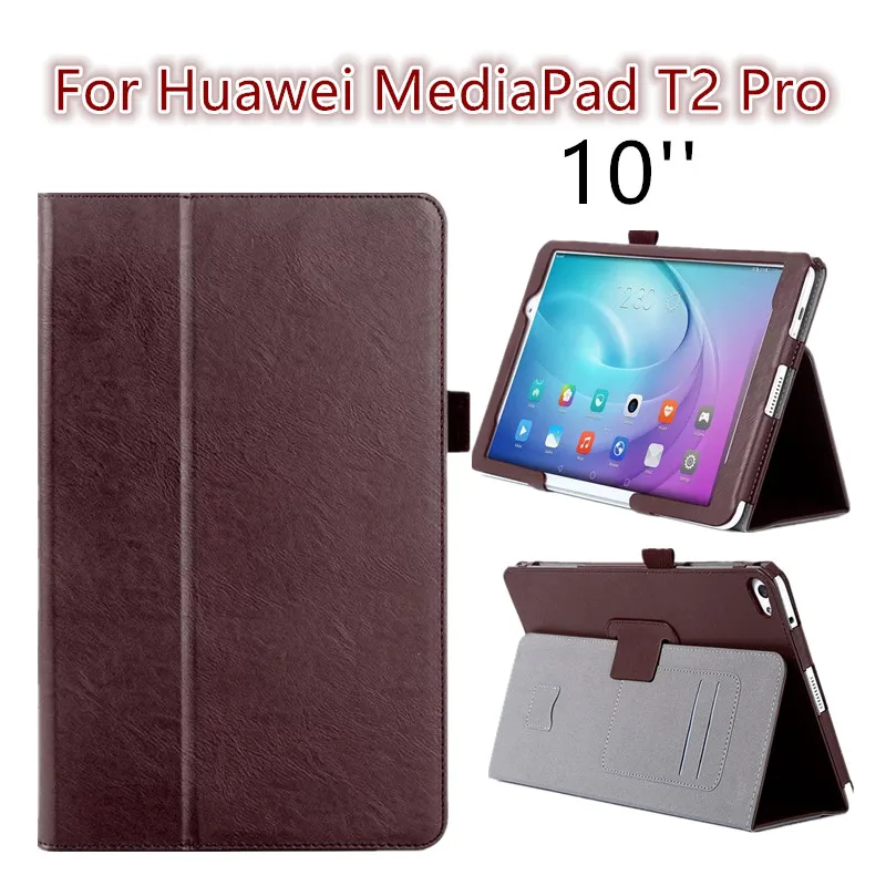 For Huawei Mediapad T2 Pro 10 0 new arrivel flip cover case folding stand Fundas protective