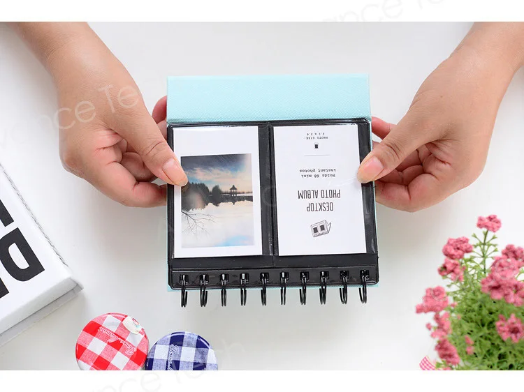 68 Pockets Polyester Instant Photo Album Picture Case for Fujifilm Instax Mini Film for credit card size book